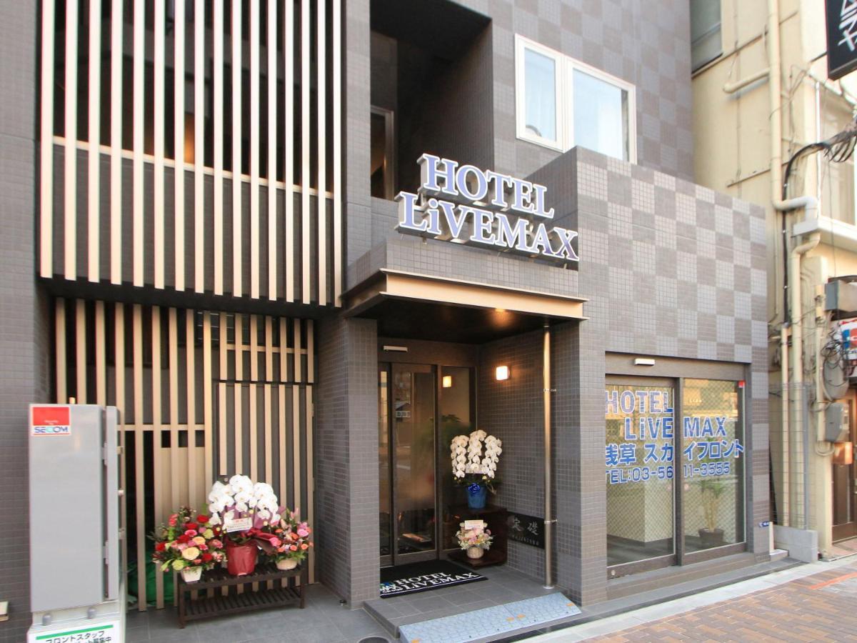 Hotel Livemax Asakusa Sky Front Tokyo prefektur Exteriör bild