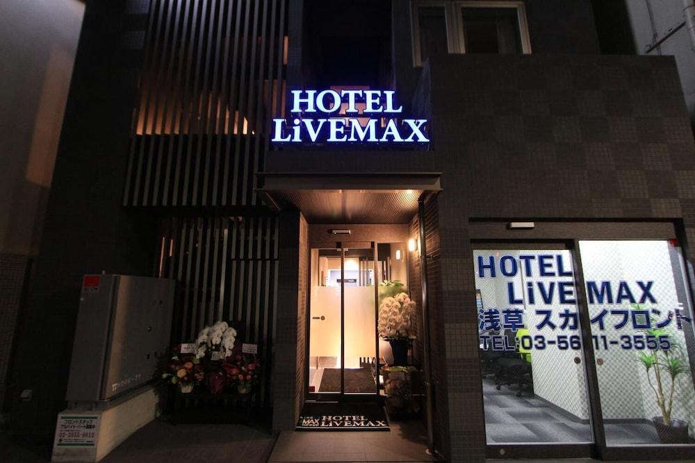 Hotel Livemax Asakusa Sky Front Tokyo prefektur Exteriör bild